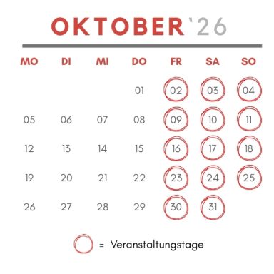 Termine Oktober 2026